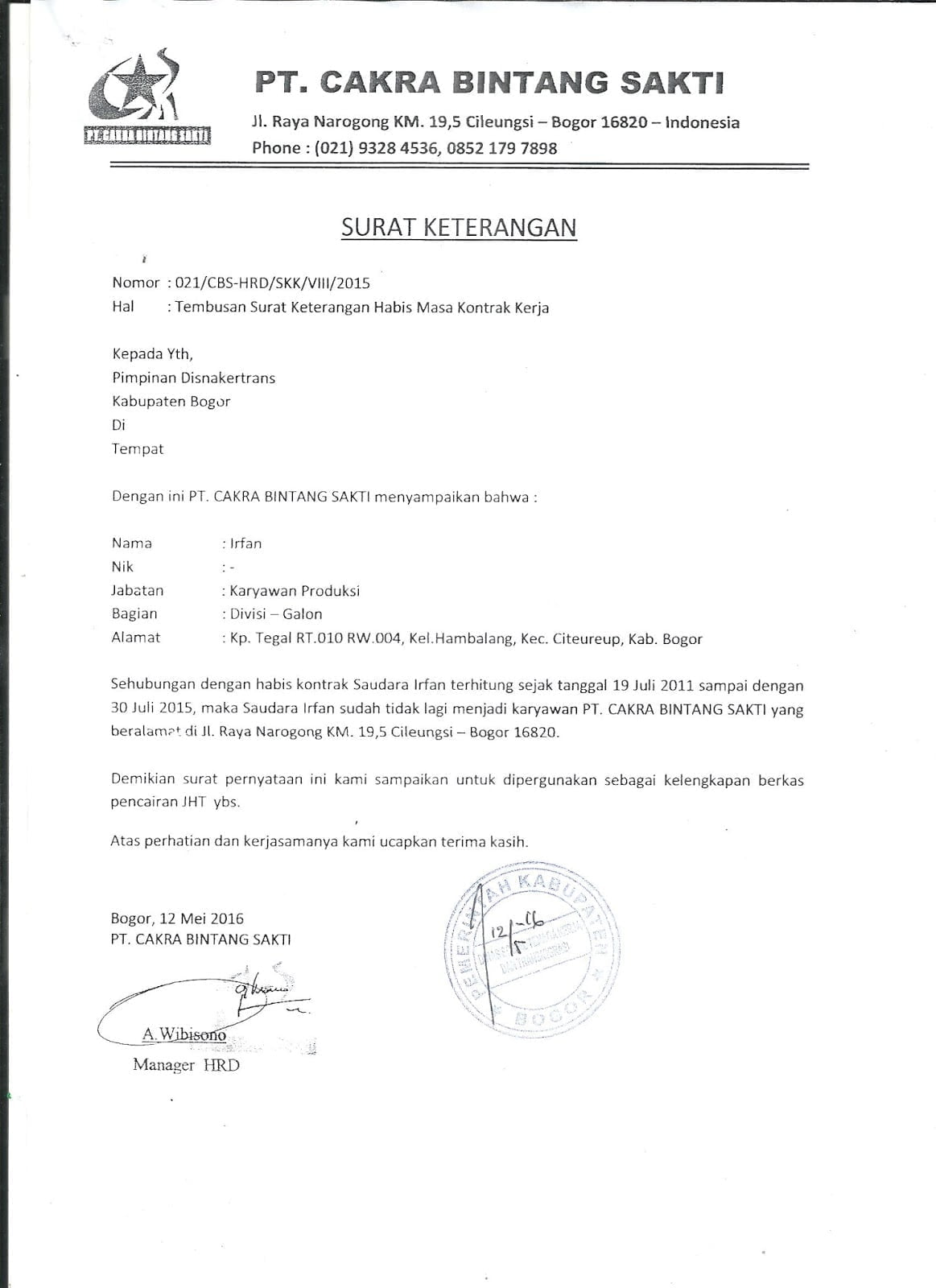 Detail Contoh Surat Permohonan Bpjs Ketenagakerjaan Nomer 32