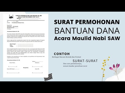 Detail Contoh Surat Permohonan Dana Maulid Nabi Nomer 29