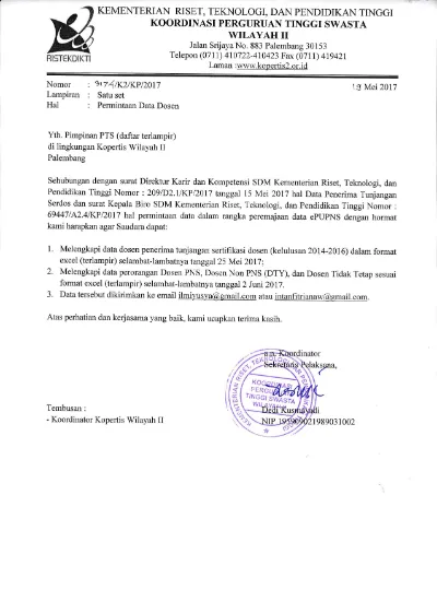 Detail Contoh Surat Permohonan Data Nomer 11