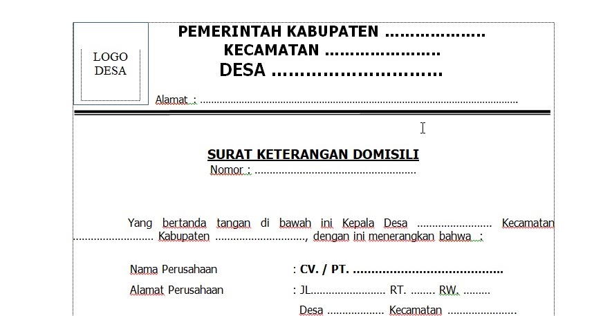 Detail Contoh Surat Permohonan Domisili Sekolah Nomer 55