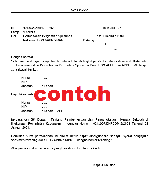 Detail Contoh Surat Permohonan Ganti Nama Rekening Bank Nomer 36