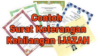 Detail Contoh Surat Permohonan Ijazah Hilang Nomer 48