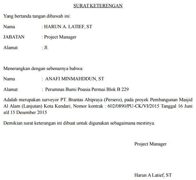 Detail Contoh Surat Permohonan Izin Kerja Proyek Nomer 9