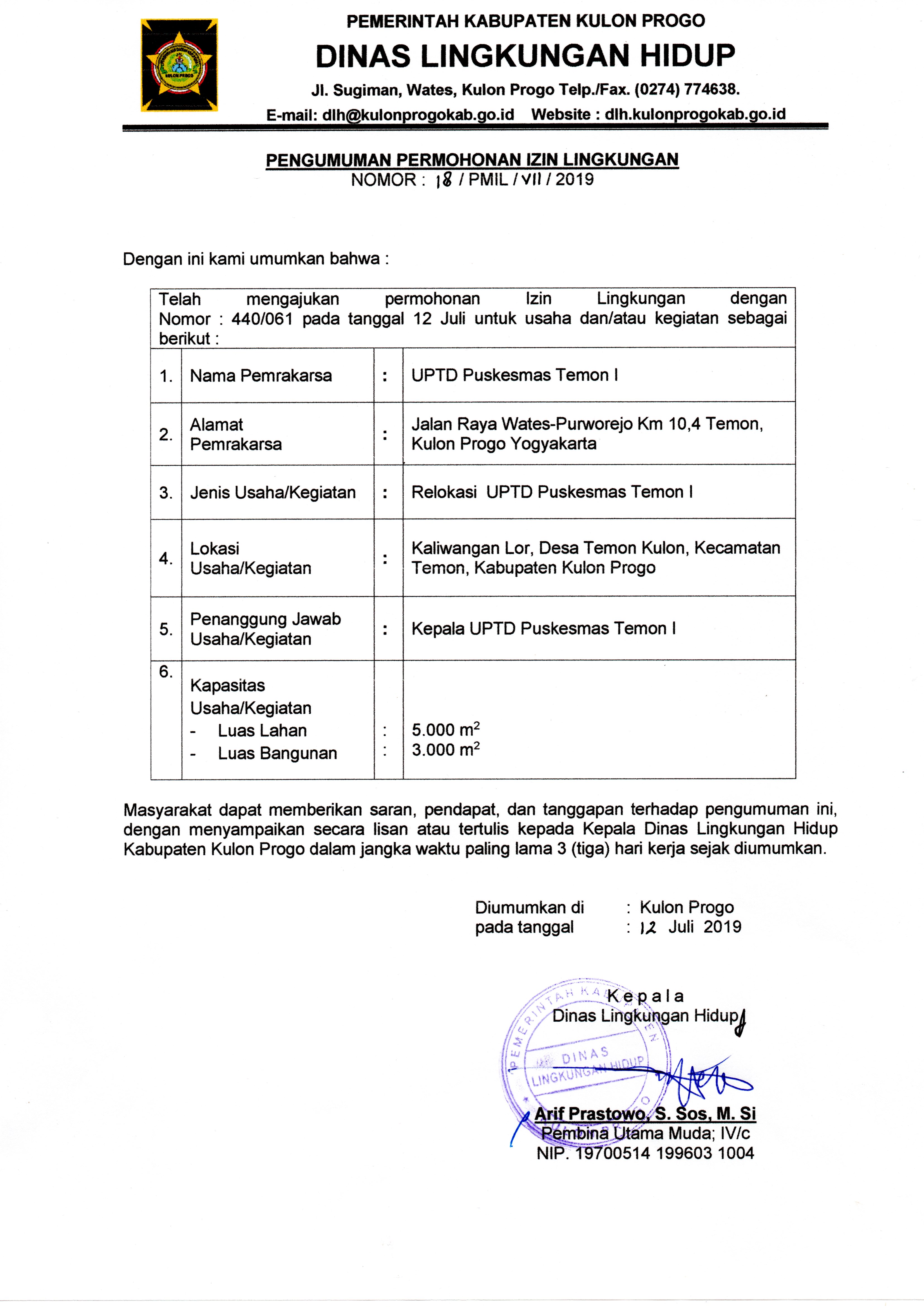 Detail Contoh Surat Permohonan Izin Lingkungan Nomer 16