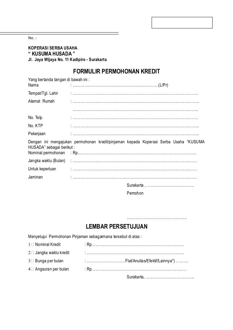 Detail Contoh Surat Permohonan Kasbon Nomer 53