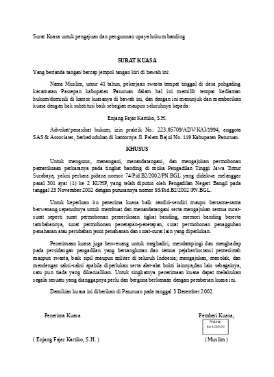 Detail Contoh Surat Permohonan Keberatan Nomer 11