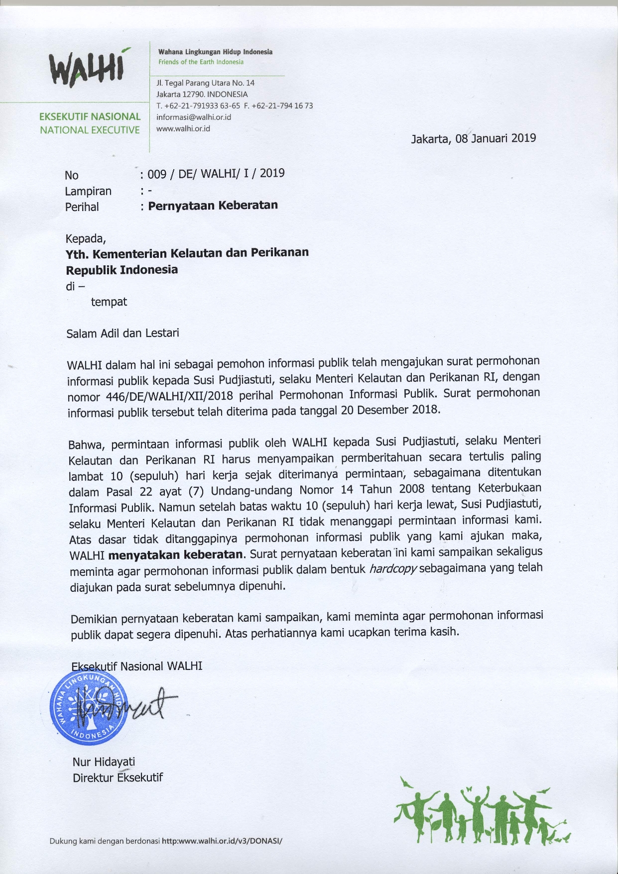 Detail Contoh Surat Permohonan Keberatan Nomer 14