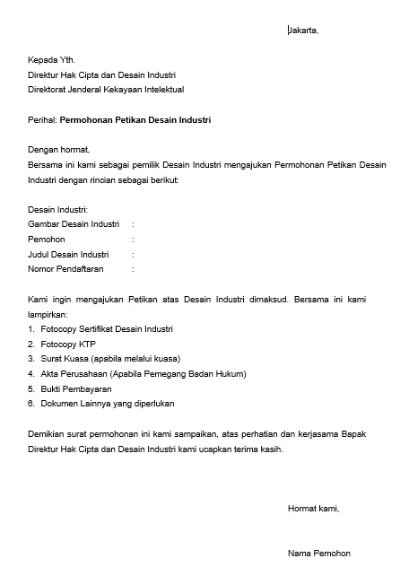 Detail Contoh Surat Permohonan Keberatan Nomer 25