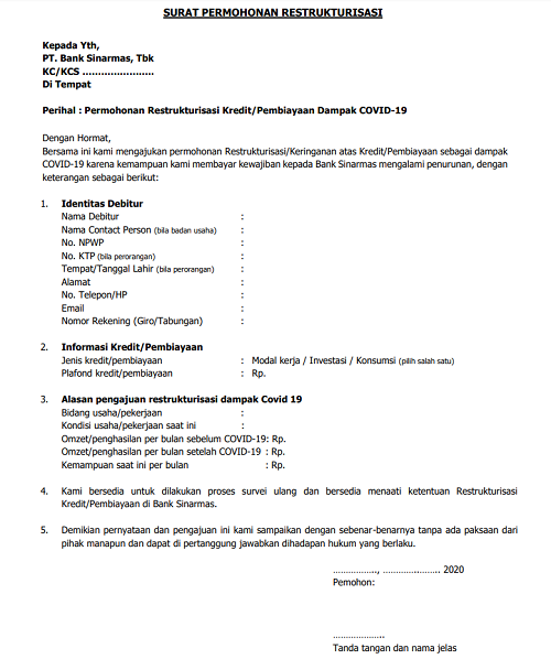 Detail Contoh Surat Permohonan Keringanan Pembayaran Kartu Kredit Nomer 22