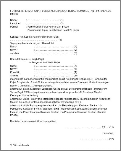 Detail Contoh Surat Permohonan Keringanan Pembayaran Pajak Nomer 35