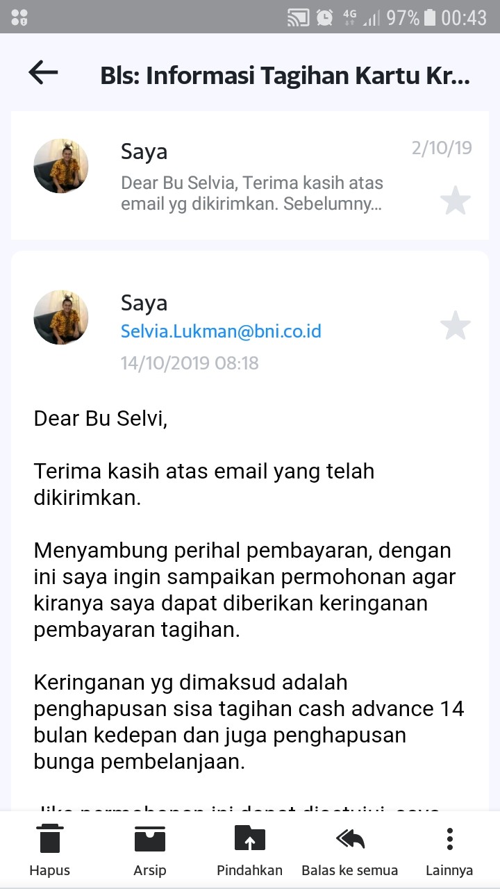 Detail Contoh Surat Permohonan Keringanan Pembayaran Tagihan Kartu Kredit Nomer 22