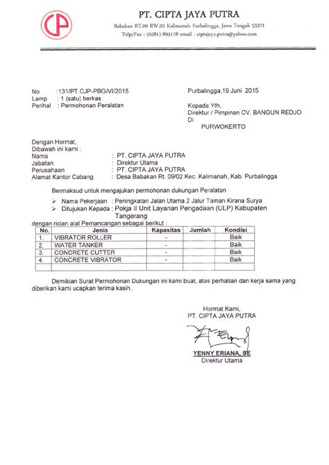 Detail Contoh Surat Permohonan Lelang Ke Ulp Nomer 40