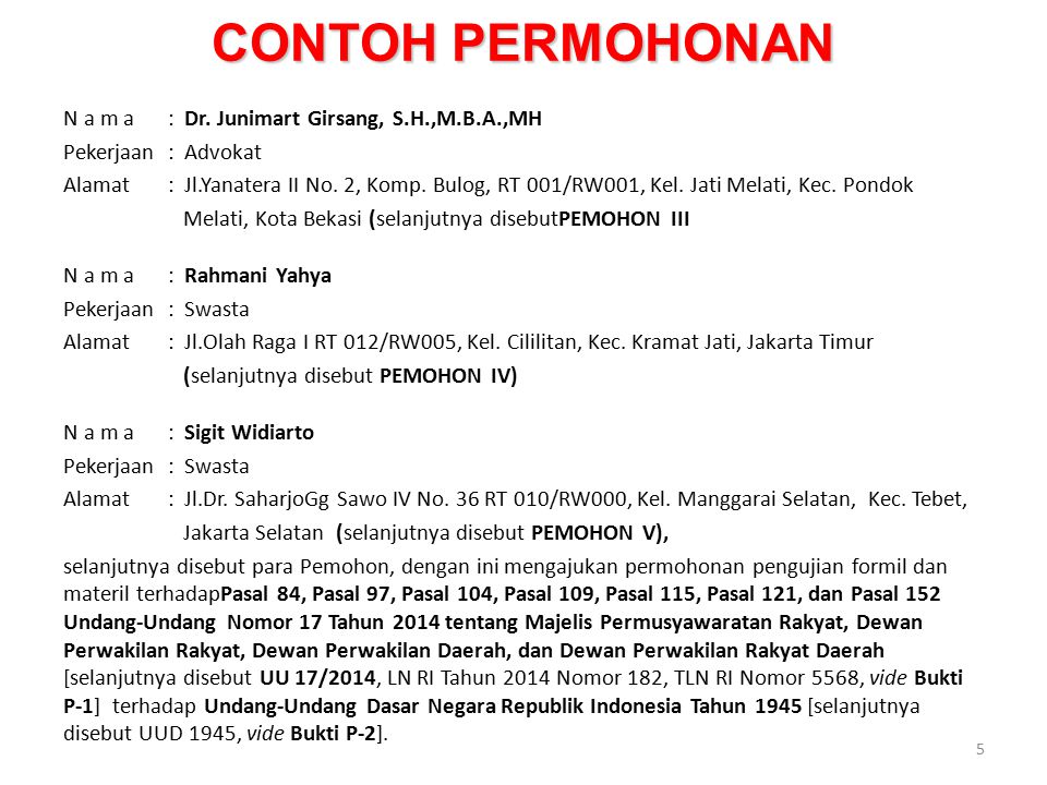 Detail Contoh Surat Permohonan Mk Nomer 29