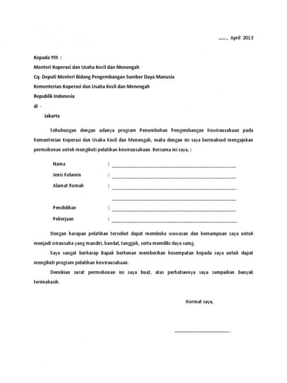 Detail Contoh Surat Permohonan Mutasi Haji Nomer 31
