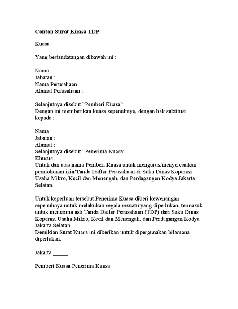 Detail Contoh Surat Permohonan Mutasi Tdp Nomer 12
