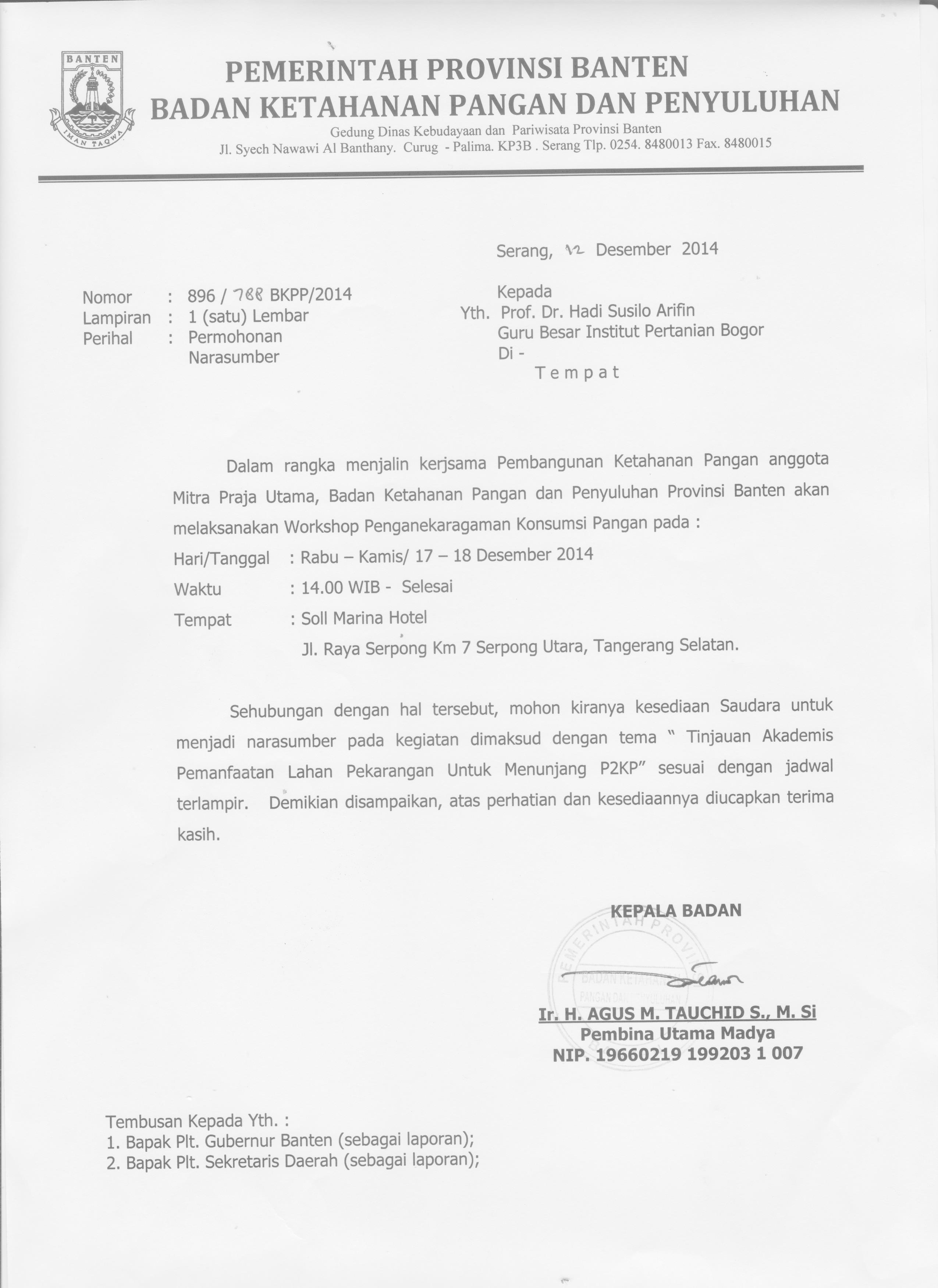 Detail Contoh Surat Permohonan Narasumber Kegiatan Nomer 49