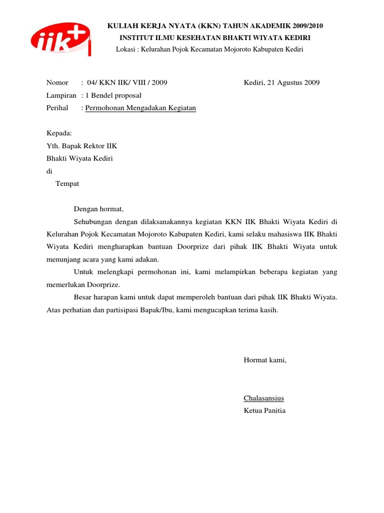 Detail Contoh Surat Permohonan Partisipasi Nomer 23