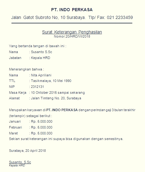 Detail Contoh Surat Permohonan Payroll Ke Bank Koleksi Nomer 35