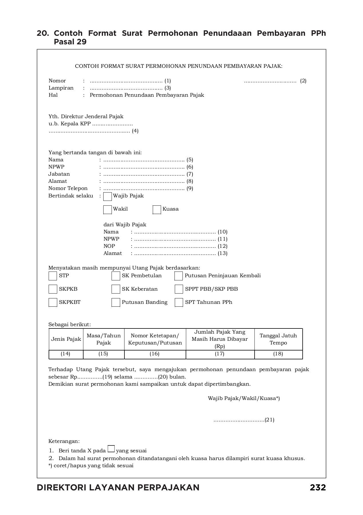 Detail Contoh Surat Permohonan Pbk Pajak Nomer 27