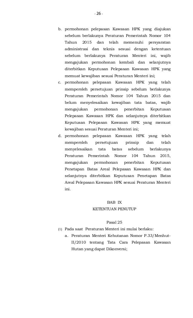 Detail Contoh Surat Permohonan Pelepasan Kawasan Hutan Nomer 18