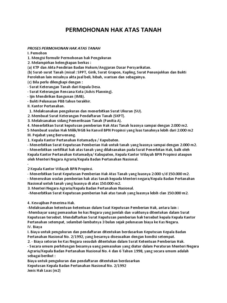 Detail Contoh Surat Permohonan Pembatalan Sertifikat Tanah Di Bpn Nomer 31