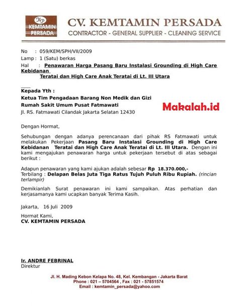 Detail Contoh Surat Permohonan Pembayaran Invoice Nomer 52