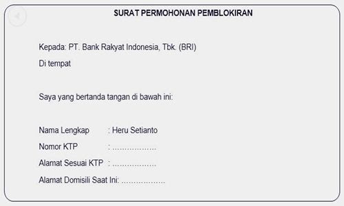 Detail Contoh Surat Permohonan Pembukaan Rekening Bank Nomer 50