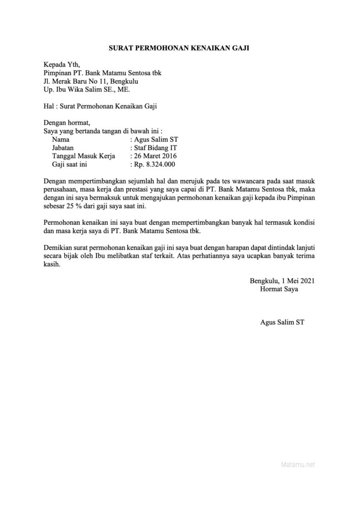 Detail Contoh Surat Permohonan Penambahan Pegawai Nomer 25