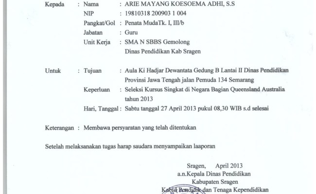 Detail Contoh Surat Permohonan Pencantuman Gelar Nomer 35