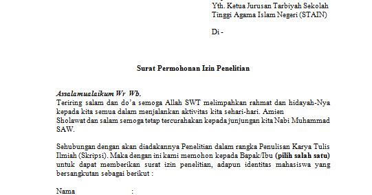 Detail Contoh Surat Permohonan Penelitian Nomer 22