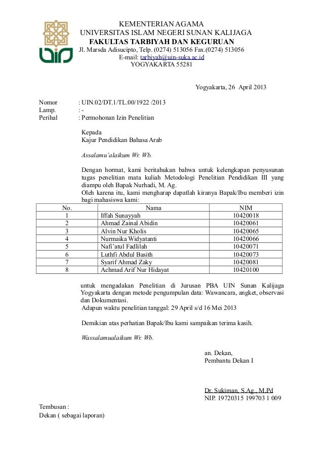 Detail Contoh Surat Permohonan Penelitian Nomer 31