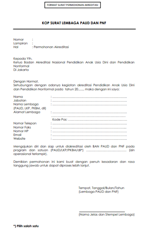 Detail Contoh Surat Permohonan Pengajuan Nomer 28