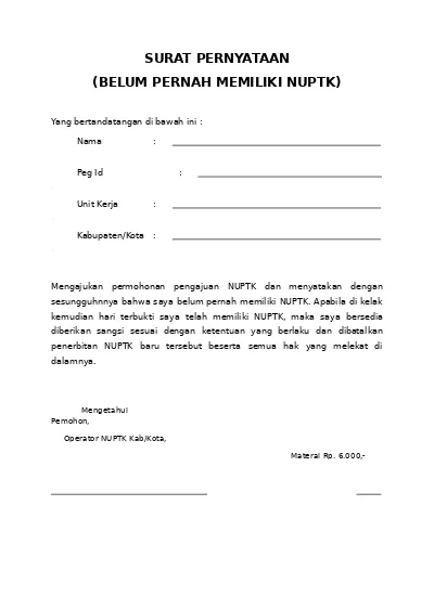 Detail Contoh Surat Permohonan Pengajuan Nomer 34