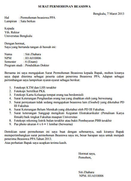 Detail Contoh Surat Permohonan Pengajuan Nomer 40