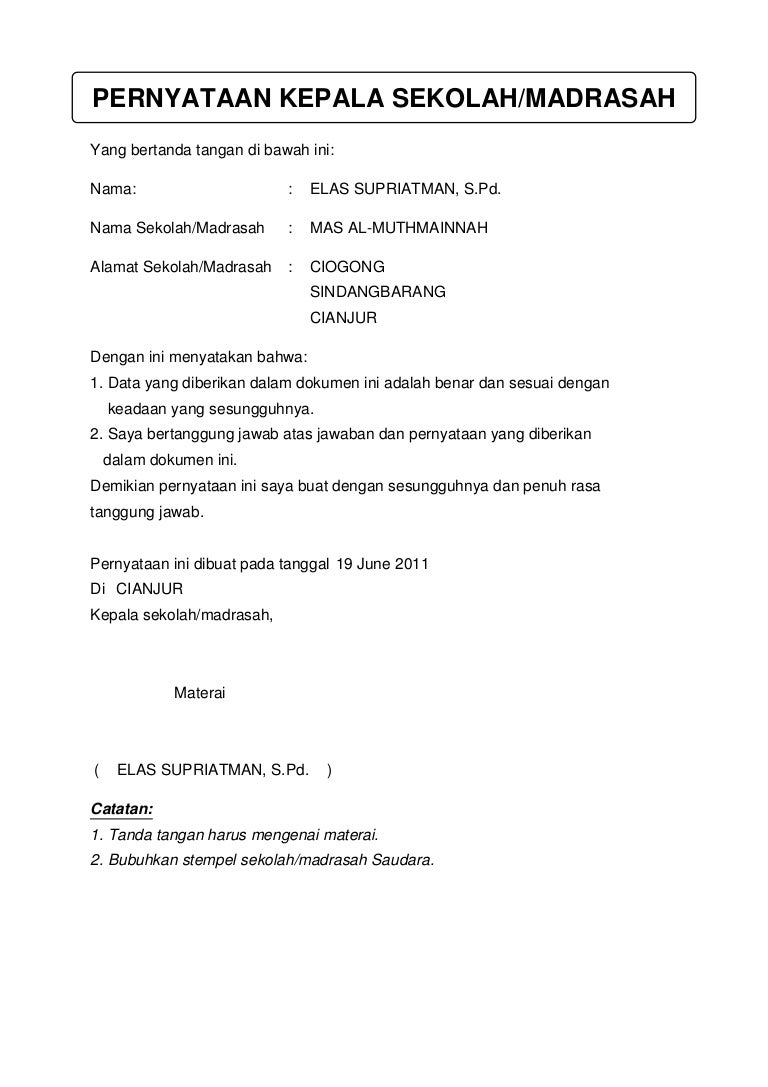 Detail Contoh Surat Permohonan Pengajuan Akreditasi Sekolah Nomer 28