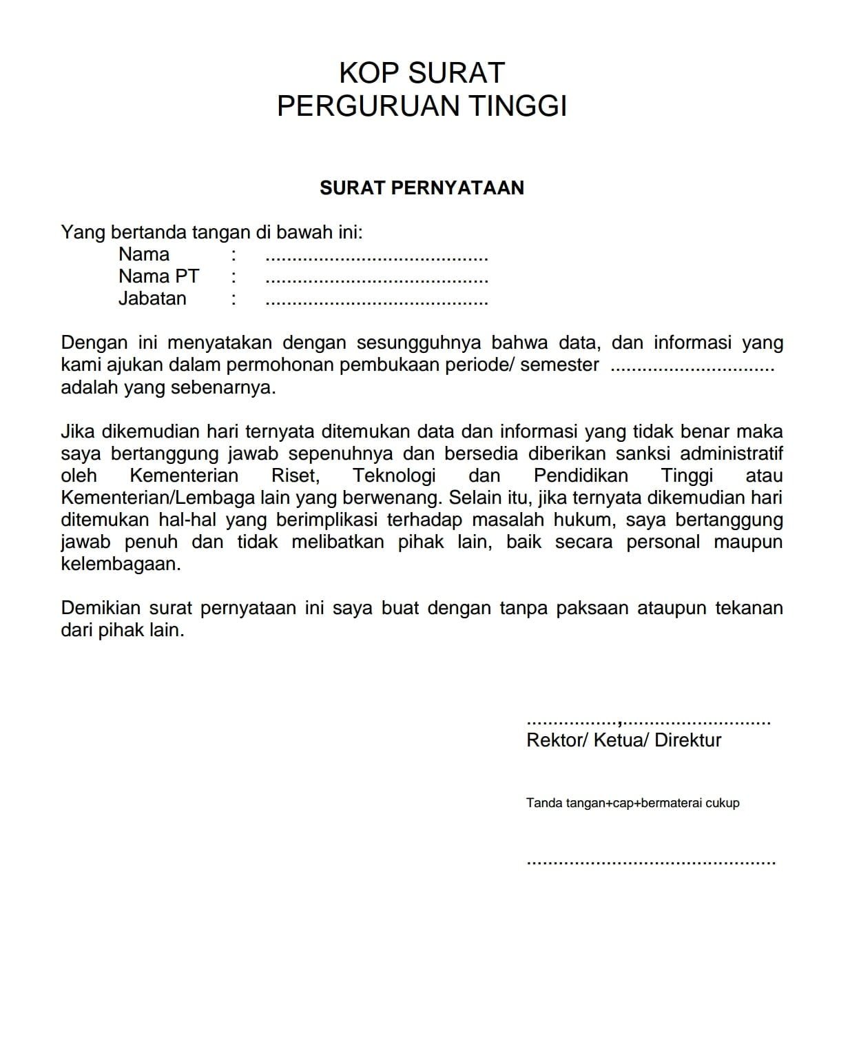 Detail Contoh Surat Permohonan Pengembalian Kelebihan Transfer Nomer 6