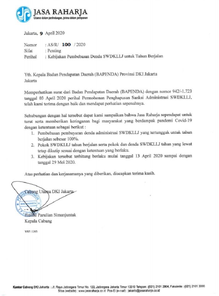 Detail Contoh Surat Permohonan Penghapusan Sanksi Administrasi Pajak Nomer 33