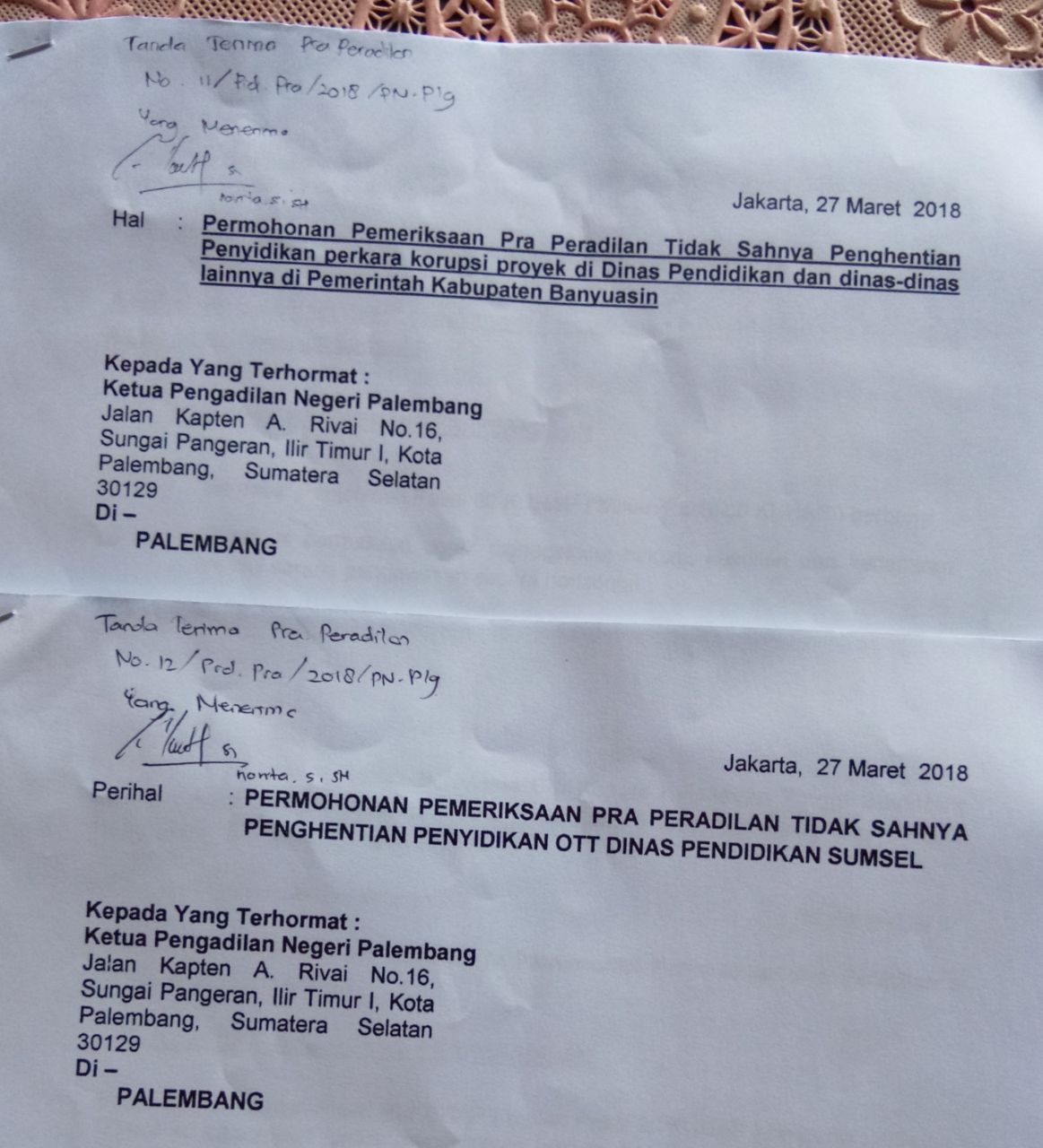 Detail Contoh Surat Permohonan Penghentian Penyidikan Nomer 22