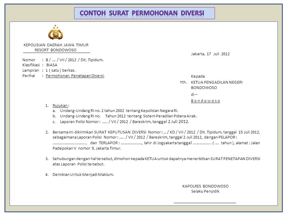 Detail Contoh Surat Permohonan Penghentian Penyidikan Nomer 25