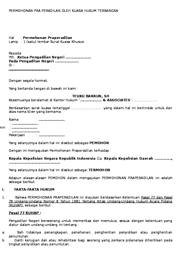 Detail Contoh Surat Permohonan Penghentian Penyidikan Nomer 5