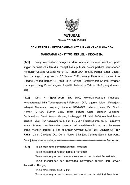 Detail Contoh Surat Permohonan Pengujian Uu Ke Mk Nomer 40