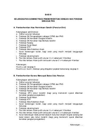 Detail Contoh Surat Permohonan Pensiun Nomer 32