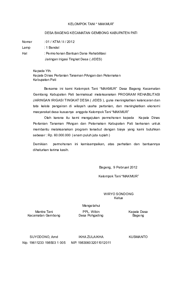 Detail Contoh Surat Permohonan Perbaikan Gedung Nomer 23