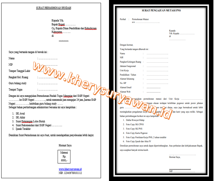 Detail Contoh Surat Permohonan Pergantian Kepala Sekolah Nomer 35