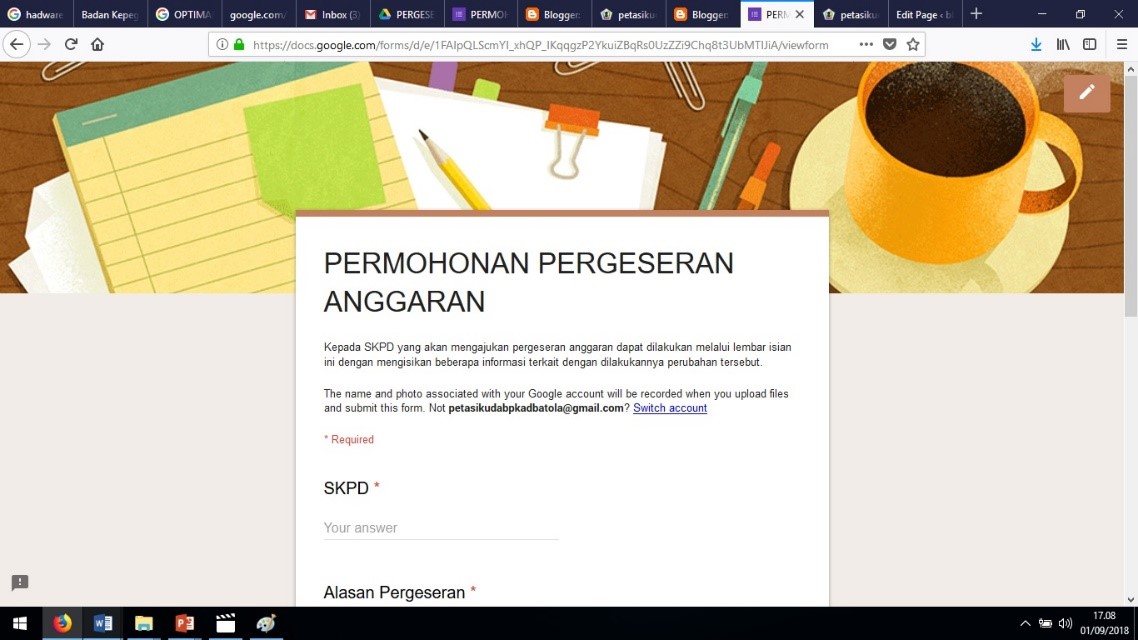 Detail Contoh Surat Permohonan Pergeseran Anggaran Nomer 26