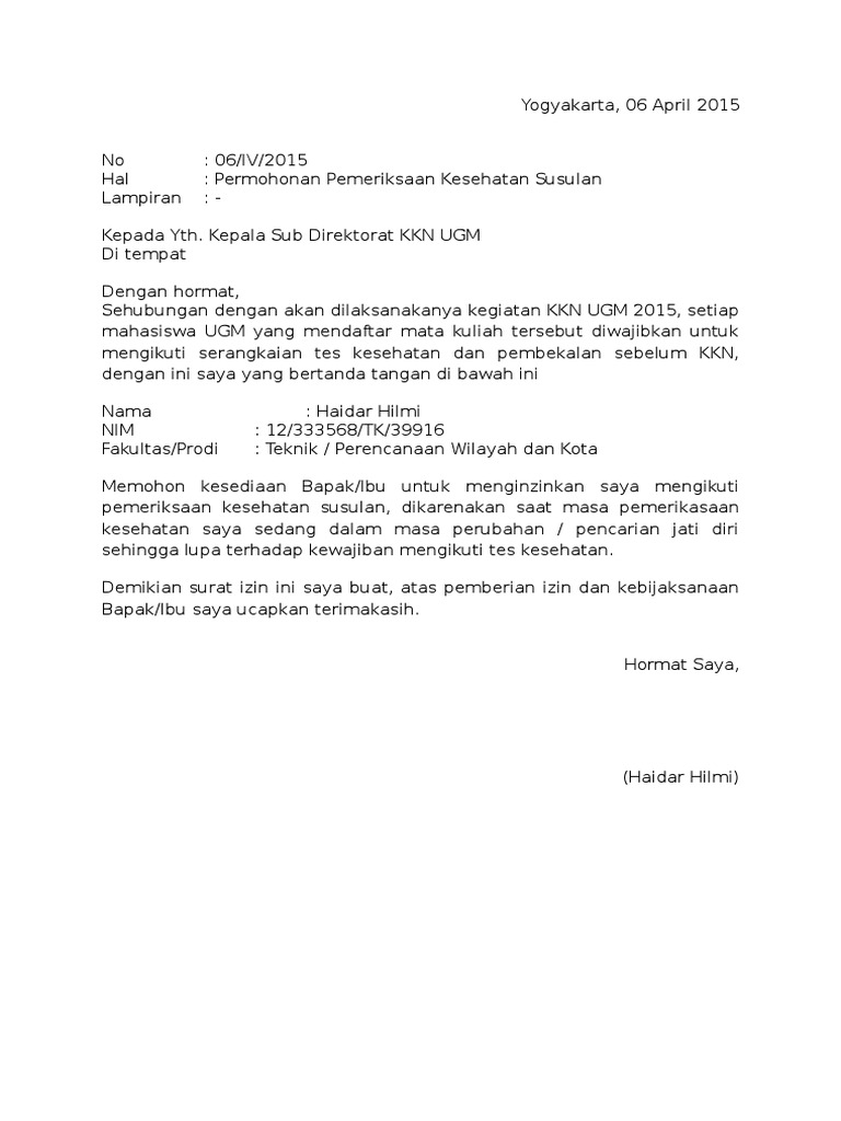 Detail Contoh Surat Permohonan Perizinan Nomer 11