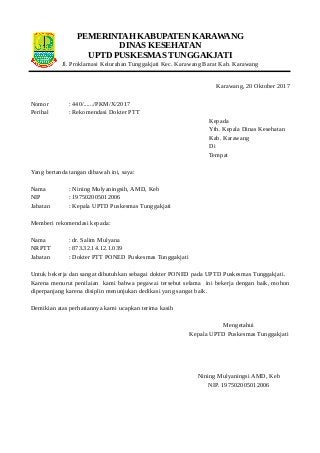 Contoh Surat Permohonan Perpanjangan - KibrisPDR