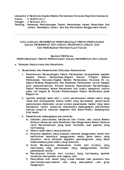 Detail Contoh Surat Permohonan Pertimbangan Teknis Pertanahan Nomer 12