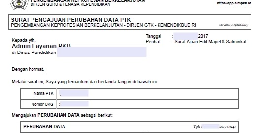 Detail Contoh Surat Permohonan Perubahan Data Mahasiswa Nomer 28