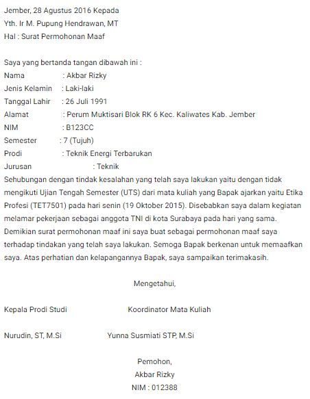 Detail Contoh Surat Permohonan Pks Ke Bank Nomer 34